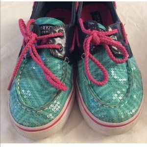 Sperry girls Top Siders 3.5M